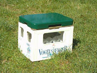 2 x 10 x 0,5 l Zwillingskasten
 der Vogelsbergbrunnen, 
Alsfeld - Brauerei Alsfeld eG